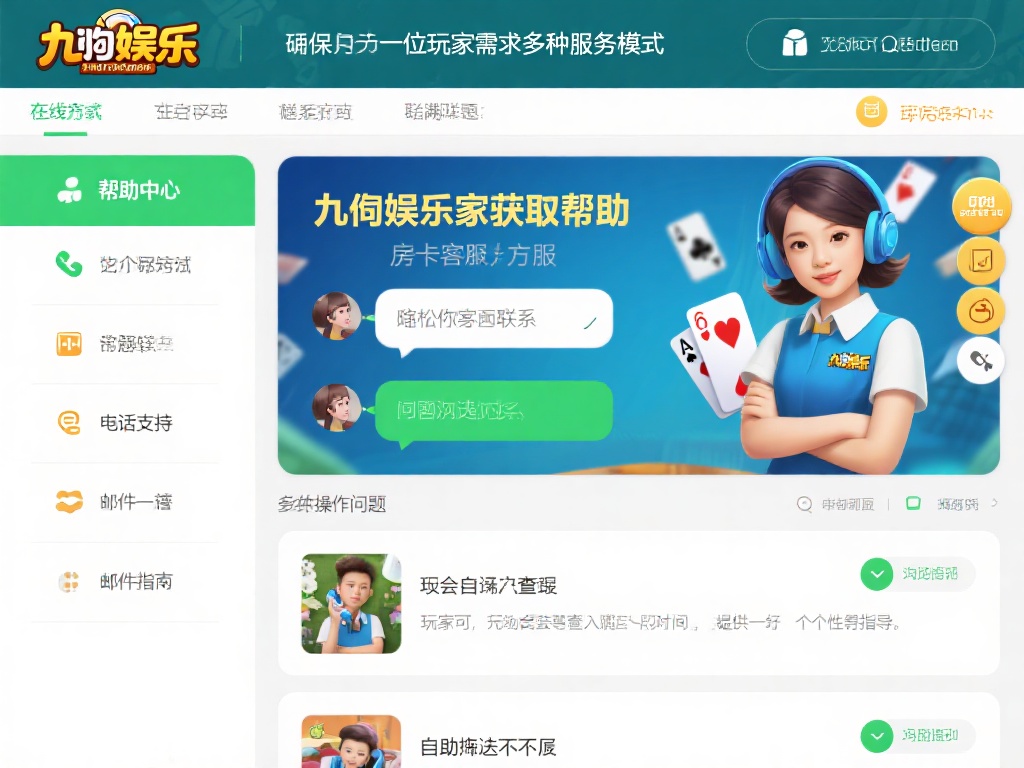 九游娱乐房卡客服:专业解答游戏问题,畅享无忧娱乐体验 (九游娱乐房卡客服:专业解答游戏问题,助力畅享无忧娱乐体验)